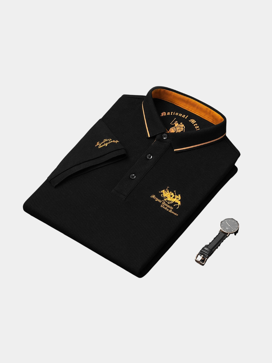 LAURENT MONACO | POLO COL CONTRASTE POUR HOMME
