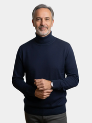 LAURENT MONACO | PULL COL ROULÉ À MANCHES LONGUES POUR HOMME