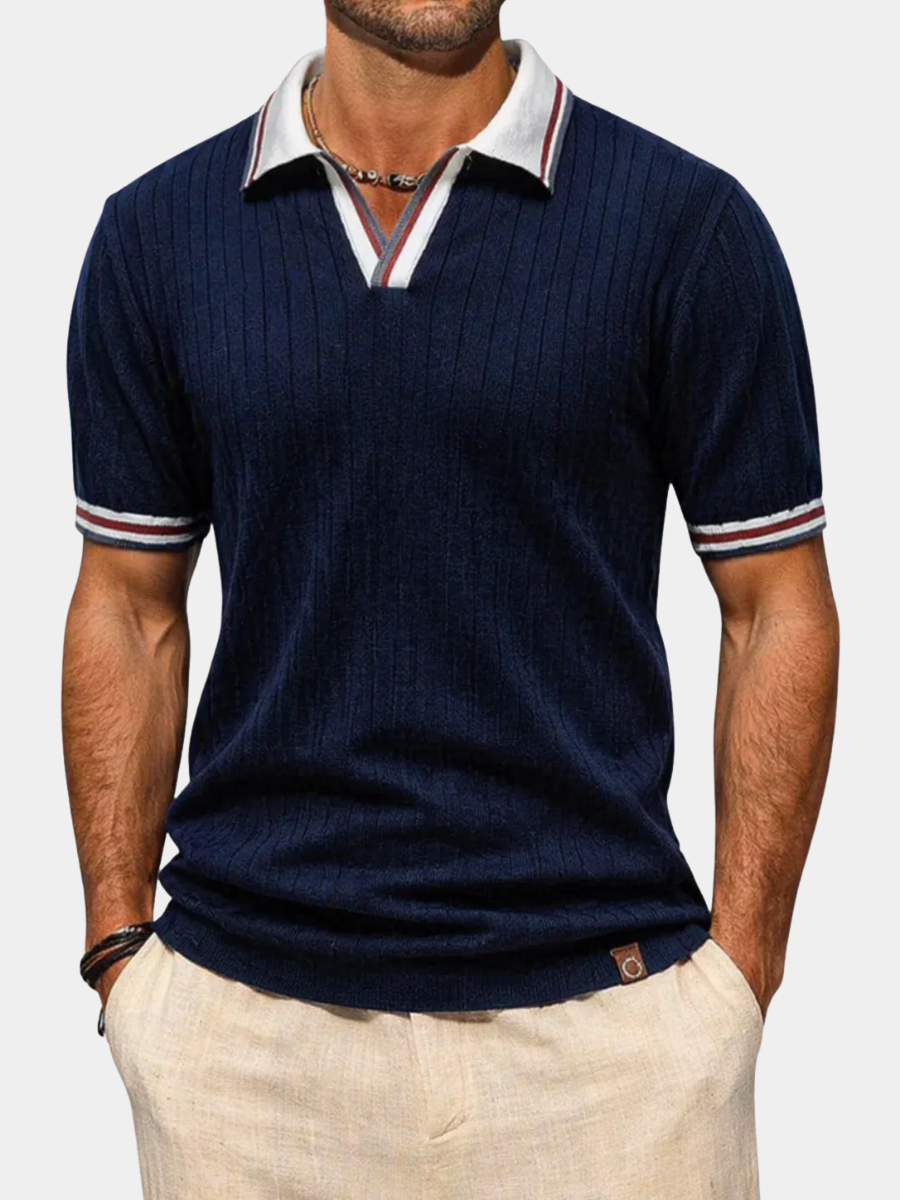 LAURENT MONACO | POLO EN MAILLE CLASSIQUE POUR HOMME