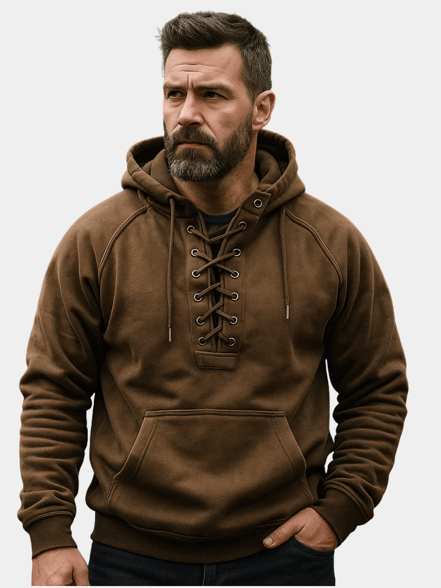 LAURENT MONACO | SWEAT À CAPUCHE EN DENTELLE POUR HOMME