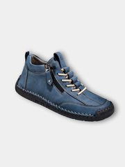 LAURENT MONACO | CHAUSSURES EN NABUK AVEC ZIP POUR HOMME