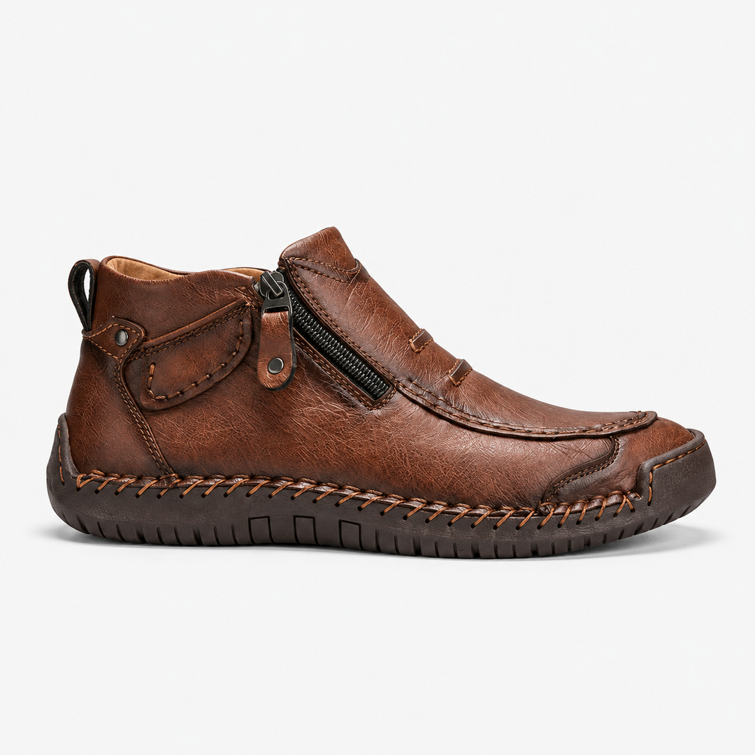 LAURENT MONACO | CHAUSSURES CONFORTABLES À FERMETURE ÉCLAIR POUR HOMMES