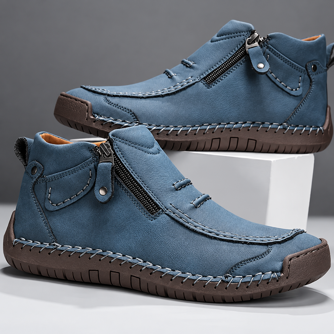 LAURENT MONACO | CHAUSSURES CONFORTABLES À FERMETURE ÉCLAIR POUR HOMMES