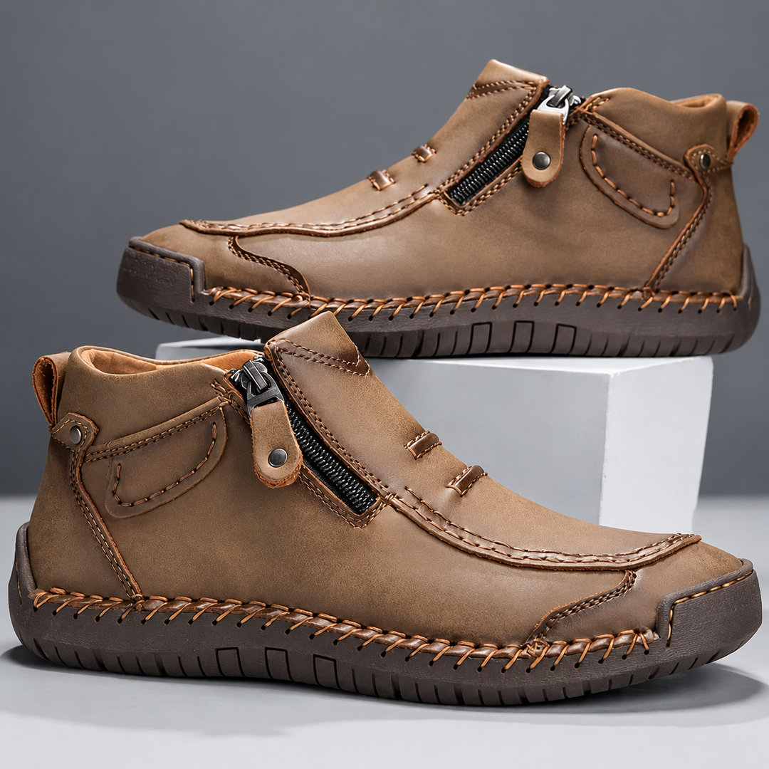 LAURENT MONACO | CHAUSSURES CONFORTABLES À FERMETURE ÉCLAIR POUR HOMMES