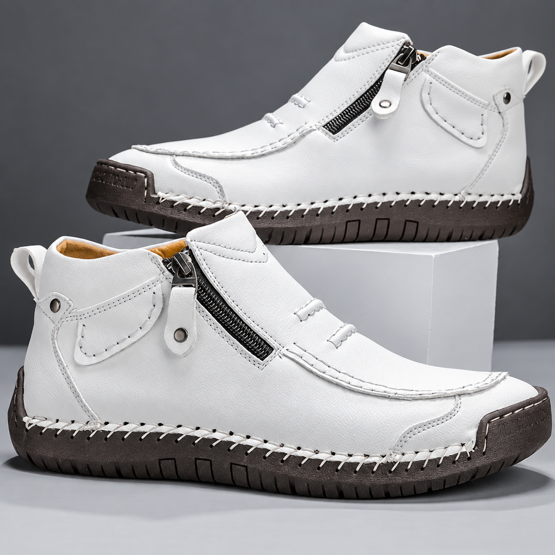 LAURENT MONACO | CHAUSSURES CONFORTABLES À FERMETURE ÉCLAIR POUR HOMMES