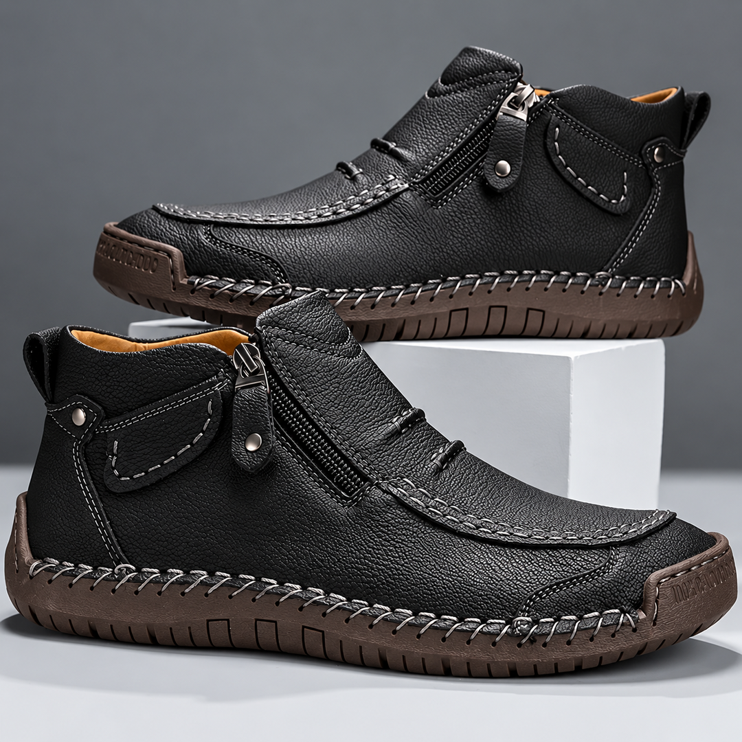 LAURENT MONACO | CHAUSSURES CONFORTABLES À FERMETURE ÉCLAIR POUR HOMMES
