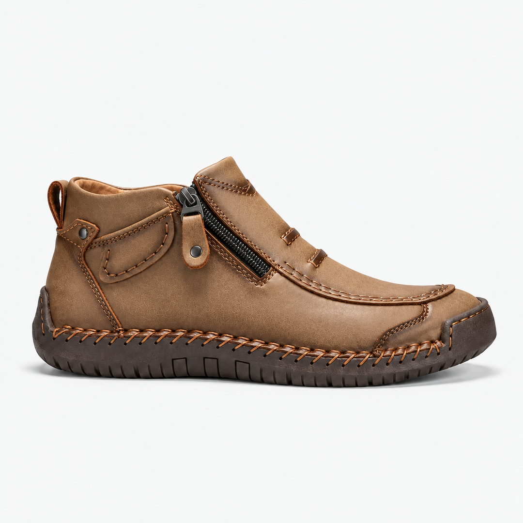 LAURENT MONACO | CHAUSSURES CONFORTABLES À FERMETURE ÉCLAIR POUR HOMMES