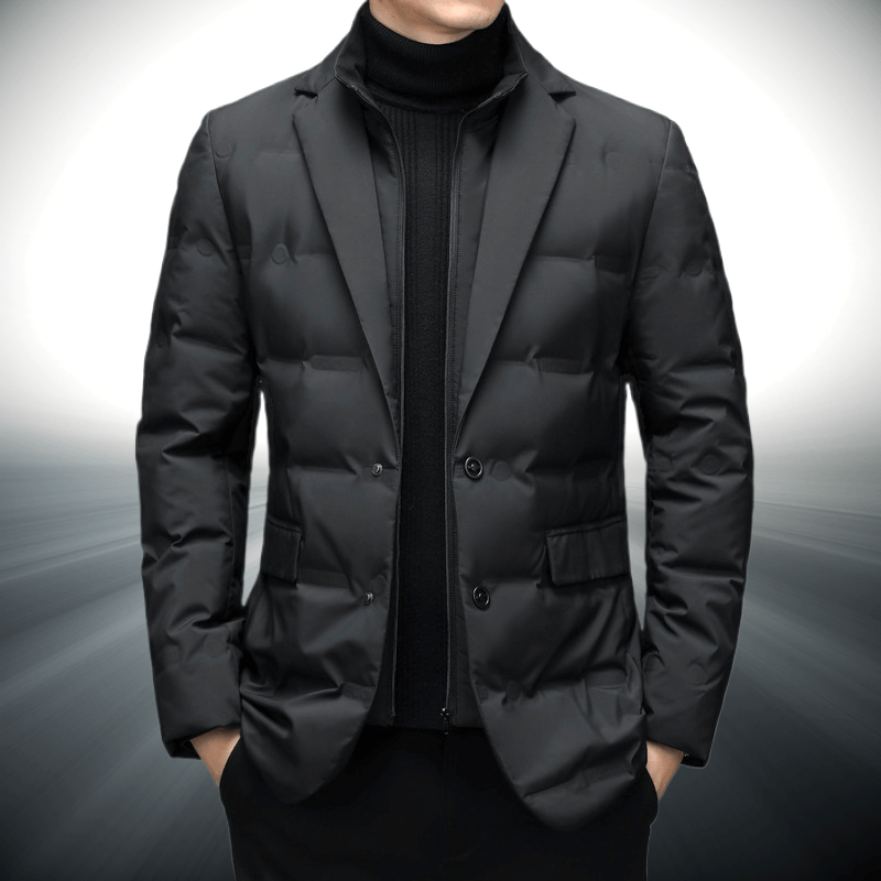 LAURENT MONACO | BLAZER MATELASSÉ EN DUVET POUR HOMMES