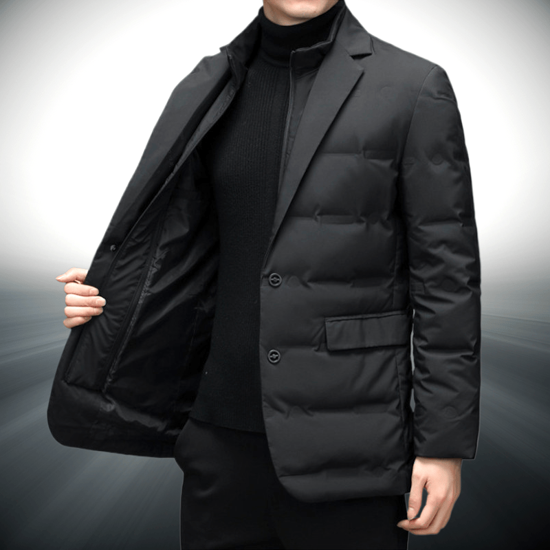 LAURENT MONACO | BLAZER MATELASSÉ EN DUVET POUR HOMMES