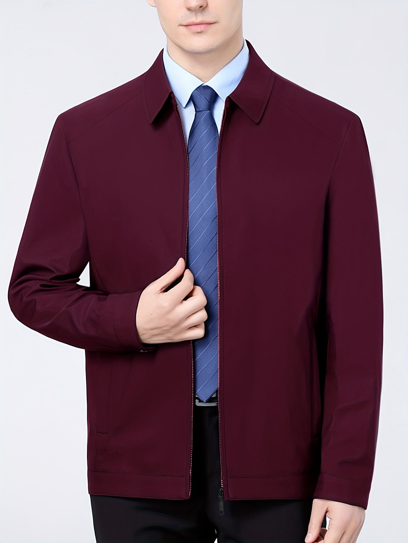 LAURENT MONACO | VESTE DE TRAVAIL À FERMETURE ÉCLAIR POUR HOMMES