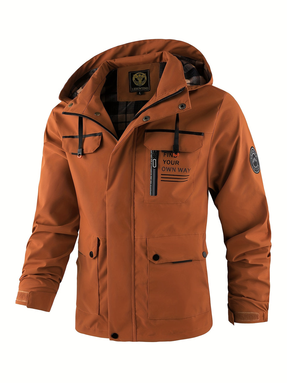 LAURENT MONACO | VESTE À CAPUCHE ET FERMETURE ÉCLAIR POUR HOMMES
