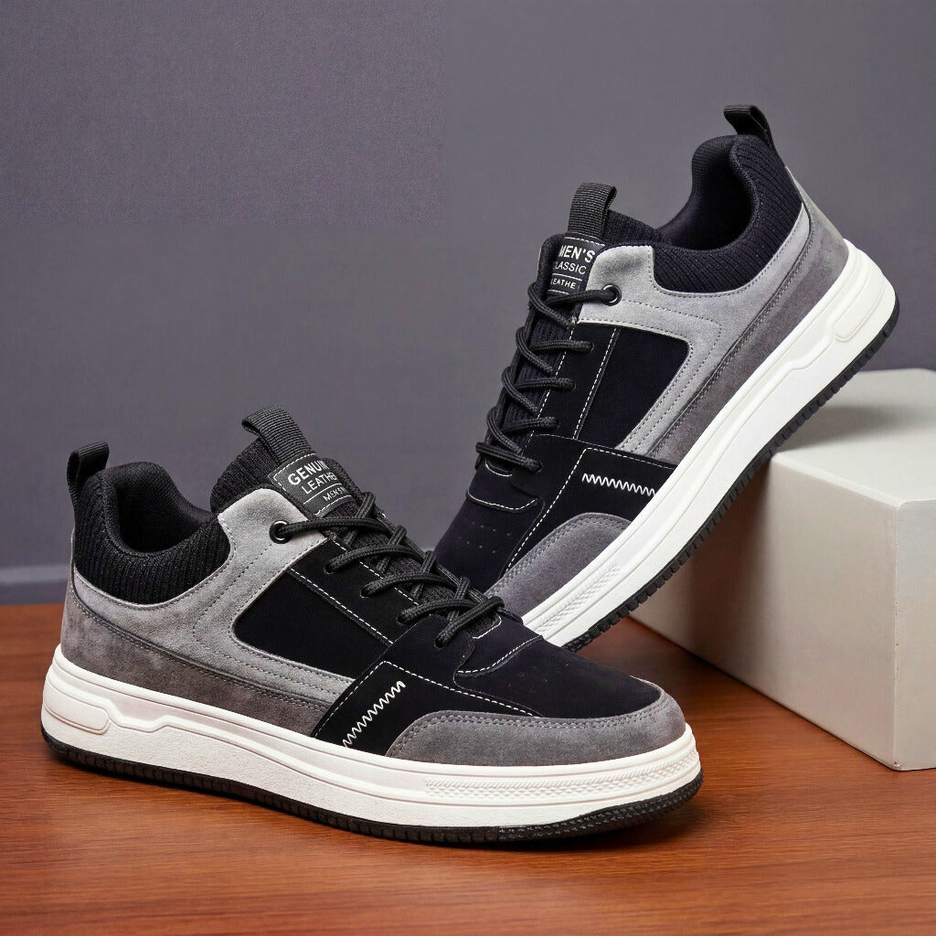LAURENT MONACO | BASKETS SANS LACETS EN CUIR POUR HOMMES