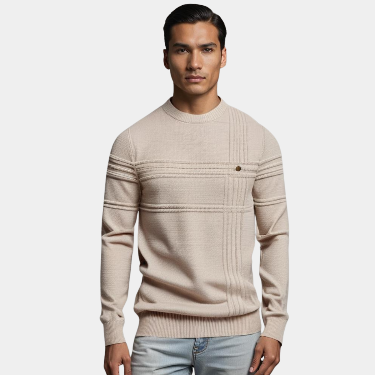 LAURENT MONACO | PULLOVER ÉLÉGANT POUR HOMME TRICOTÉ
