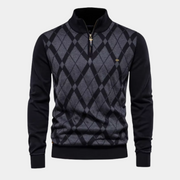 LAURENT MONACO | PULL HOMME AVEC MI-ZIP