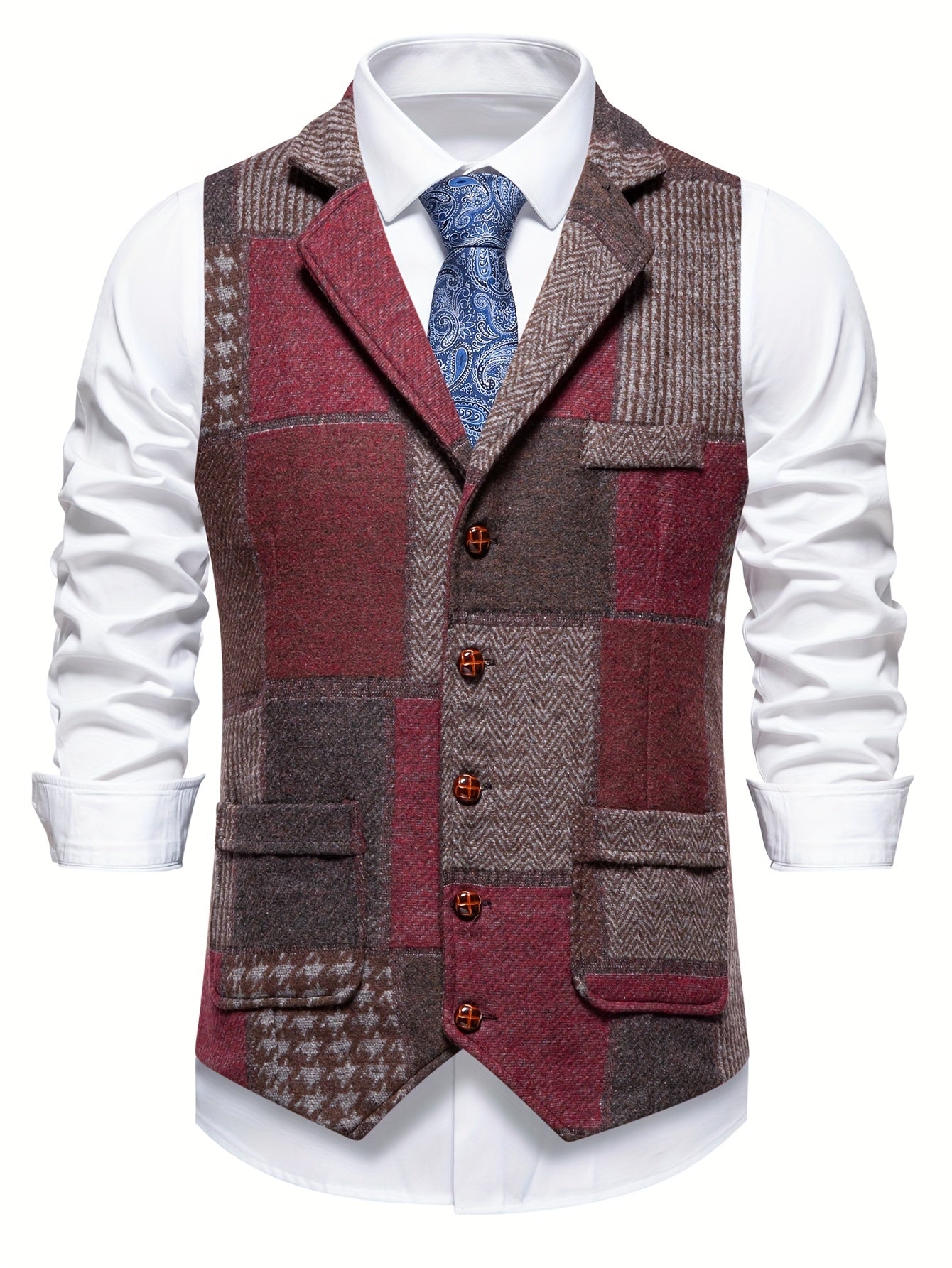 LAURENT MONACO | GILET EN TWEED POUR HOMMES