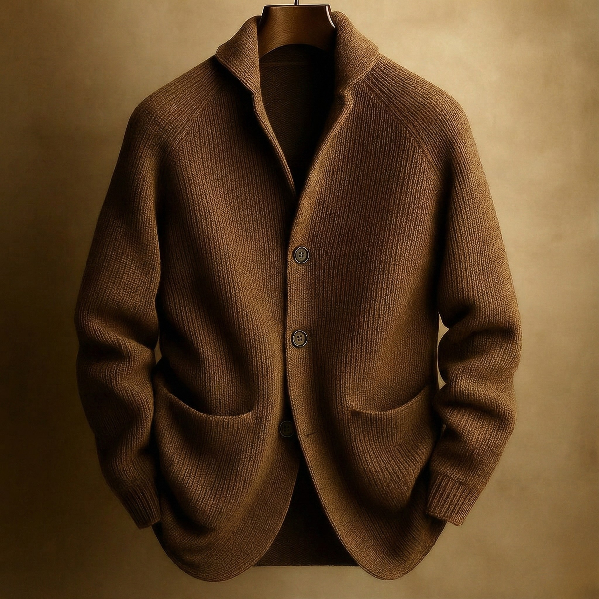 LAURENT MONACO | GILET EN LAINE CÔTELÉE POUR HOMME