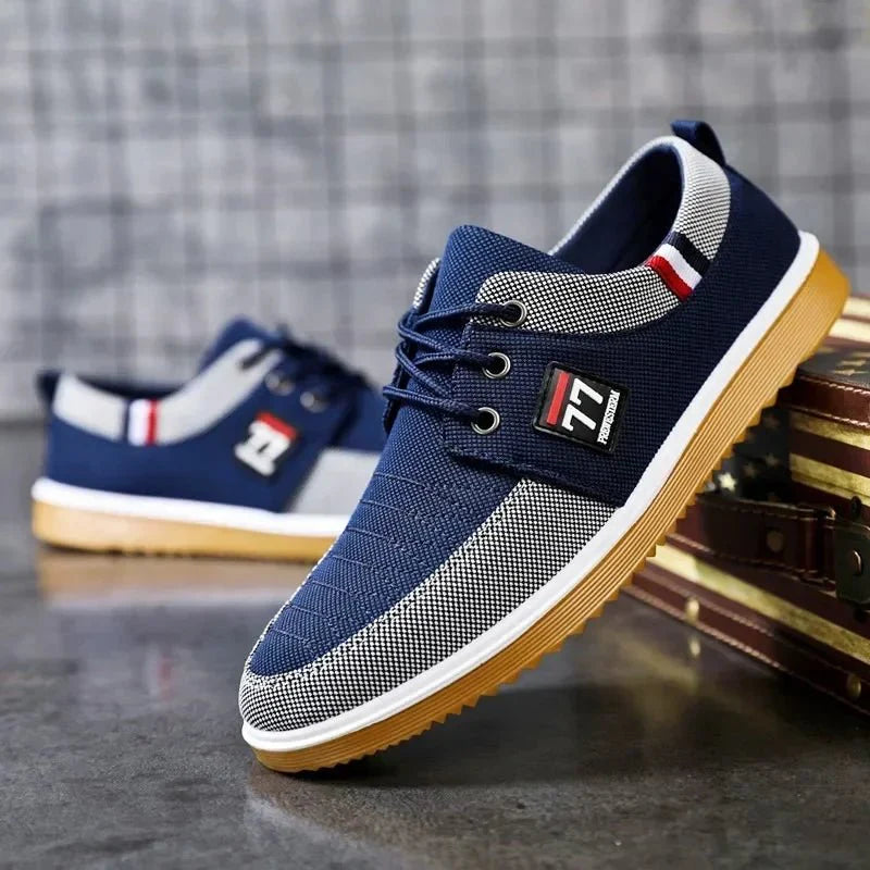 LAURENT MONACO | CHAUSSURES LOAFER EN CANVAS POUR HOMMES