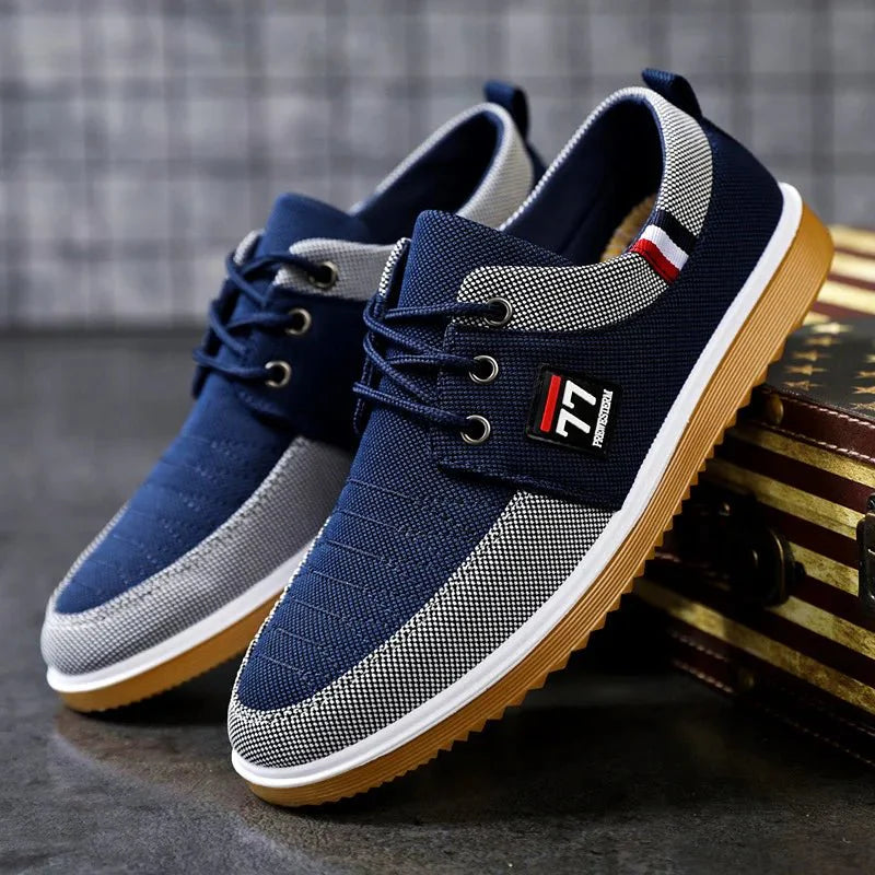 LAURENT MONACO | CHAUSSURES LOAFER EN CANVAS POUR HOMMES