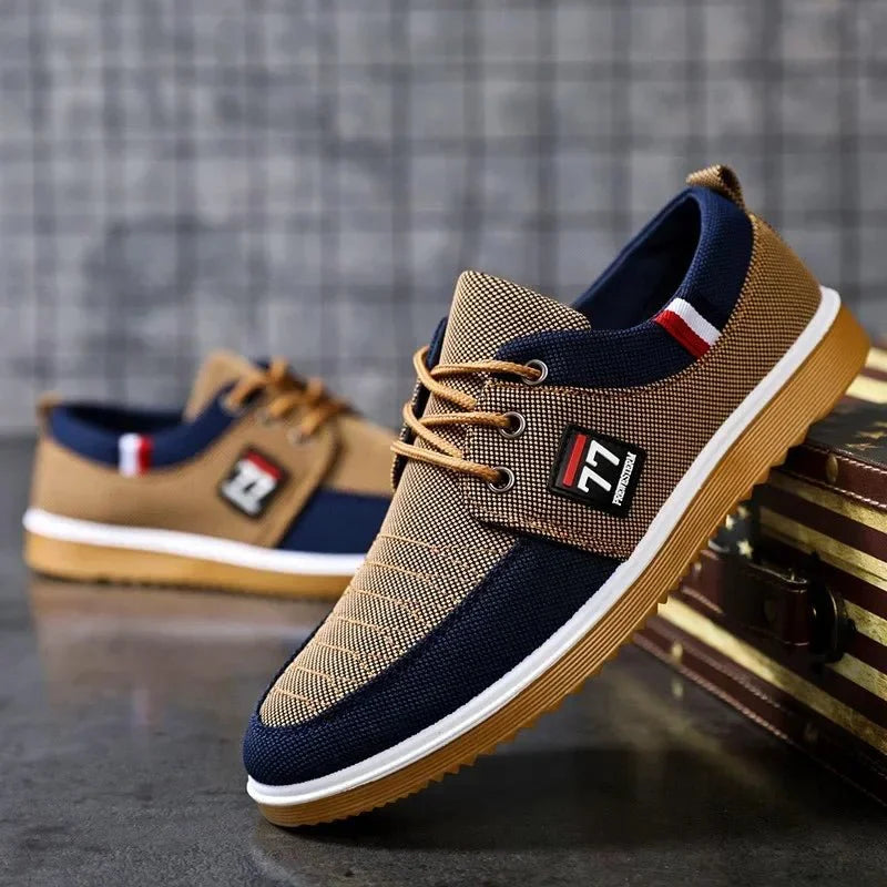 LAURENT MONACO | CHAUSSURES LOAFER EN CANVAS POUR HOMMES