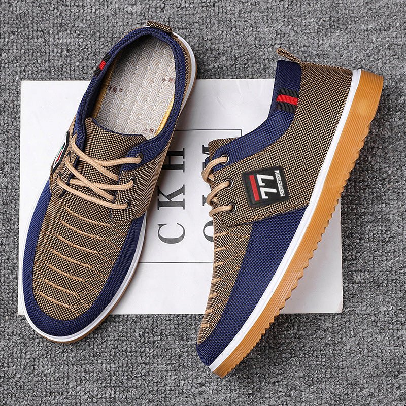 LAURENT MONACO | CHAUSSURES LOAFER EN CANVAS POUR HOMMES