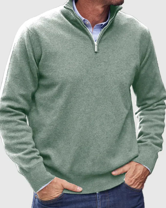 LAURENT MONACO | PULL AVEC ZIP POUR HOMME