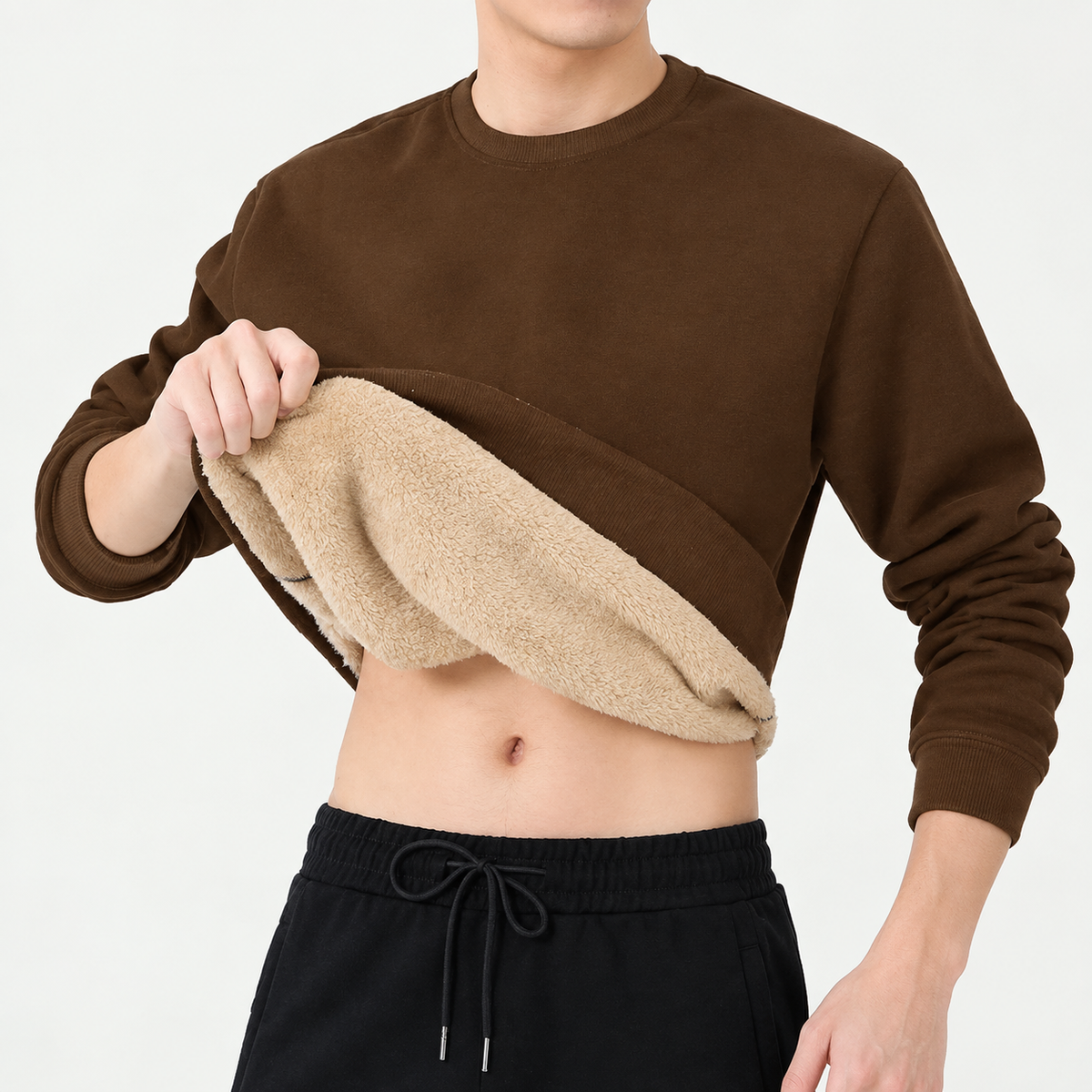 LAURENT MONACO | PULL À COL ROND CLASSIQUE POUR HOMMES