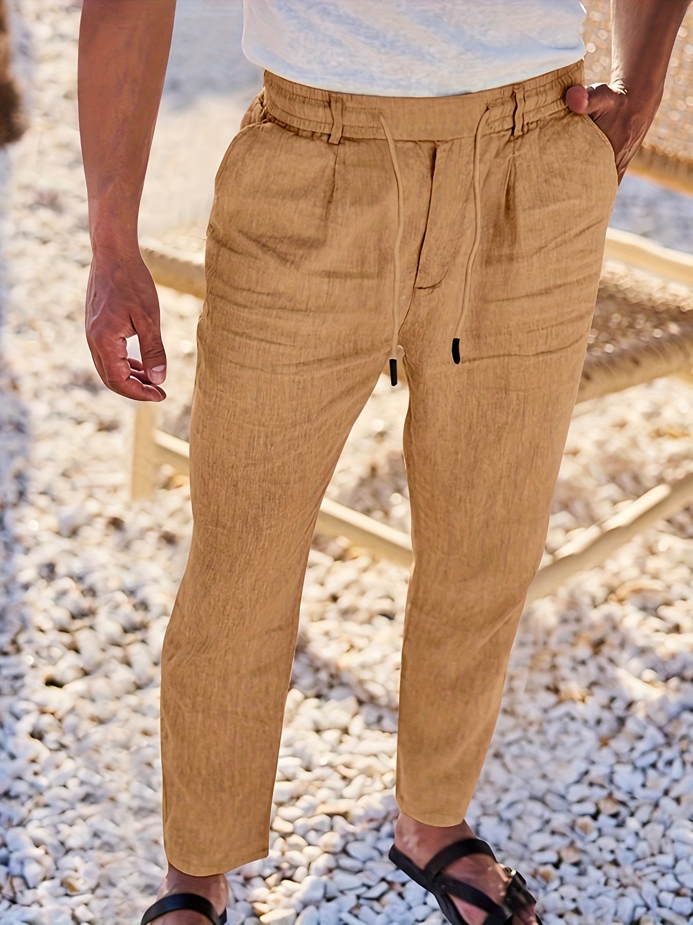 LAURENT MONACO | PANTALON À JAMBE DROITE POUR HOMMES