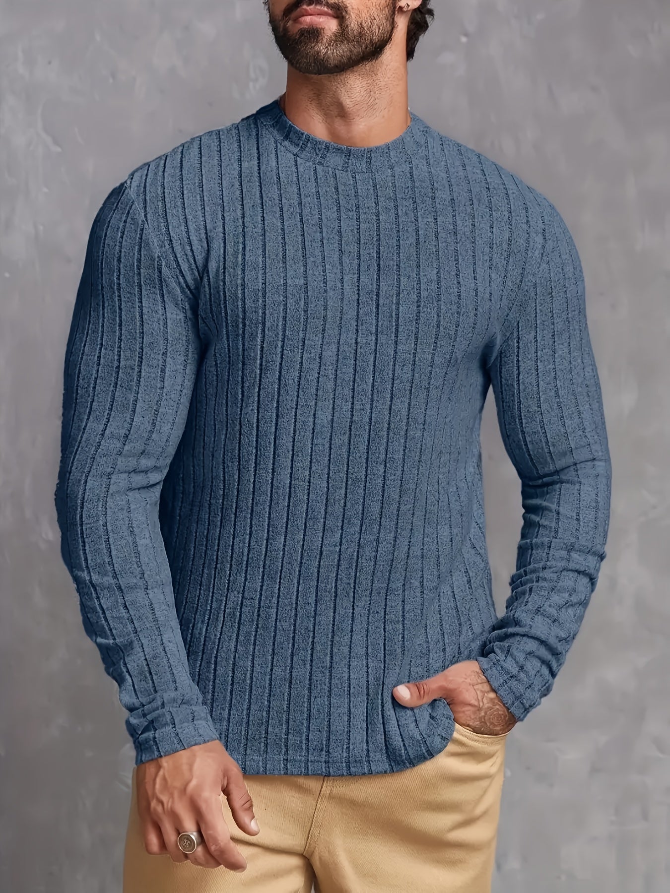 LAURENT MONACO | PULL À RAYURES COTONNÉES POUR HOMMES