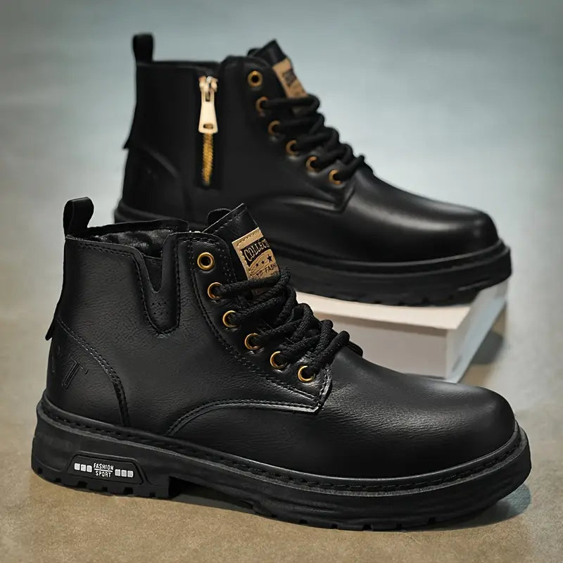 LAURENT MONACO | BOTTES EN CUIR VÉRITABLE