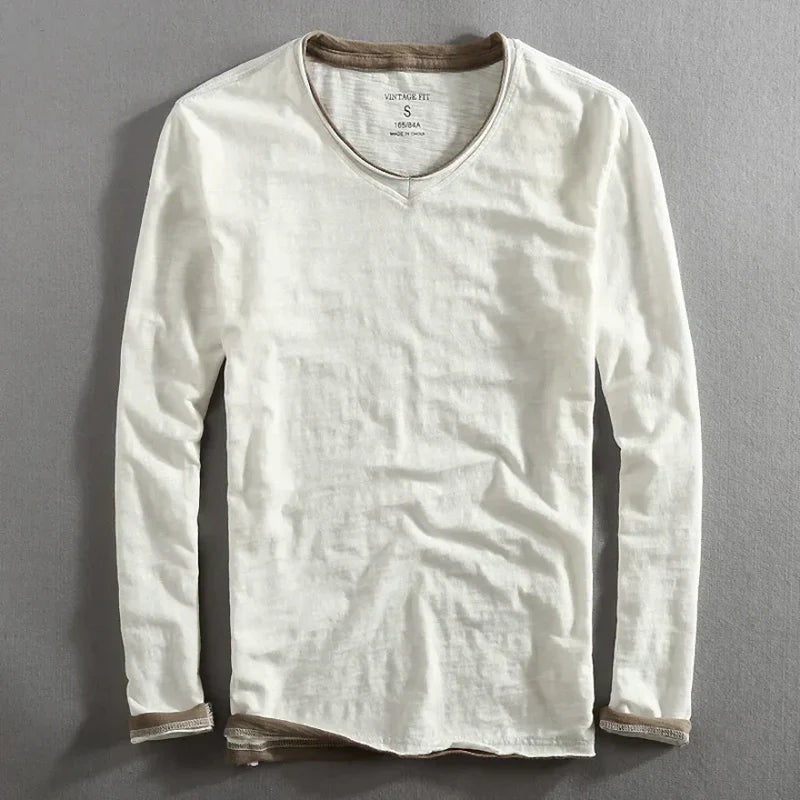 LAURENT MONACO | CHEMISE À MANCHES LONGUES EN COTON