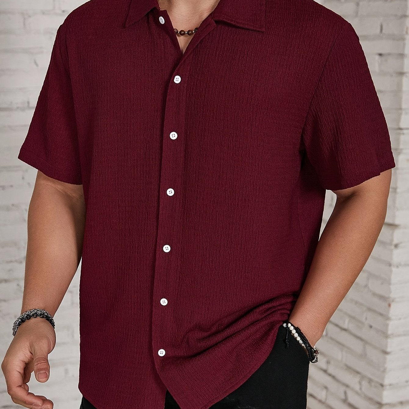 LAURENT MONACO | CHEMISE DE PRINTEMPS CLASSIQUE POUR HOMMES