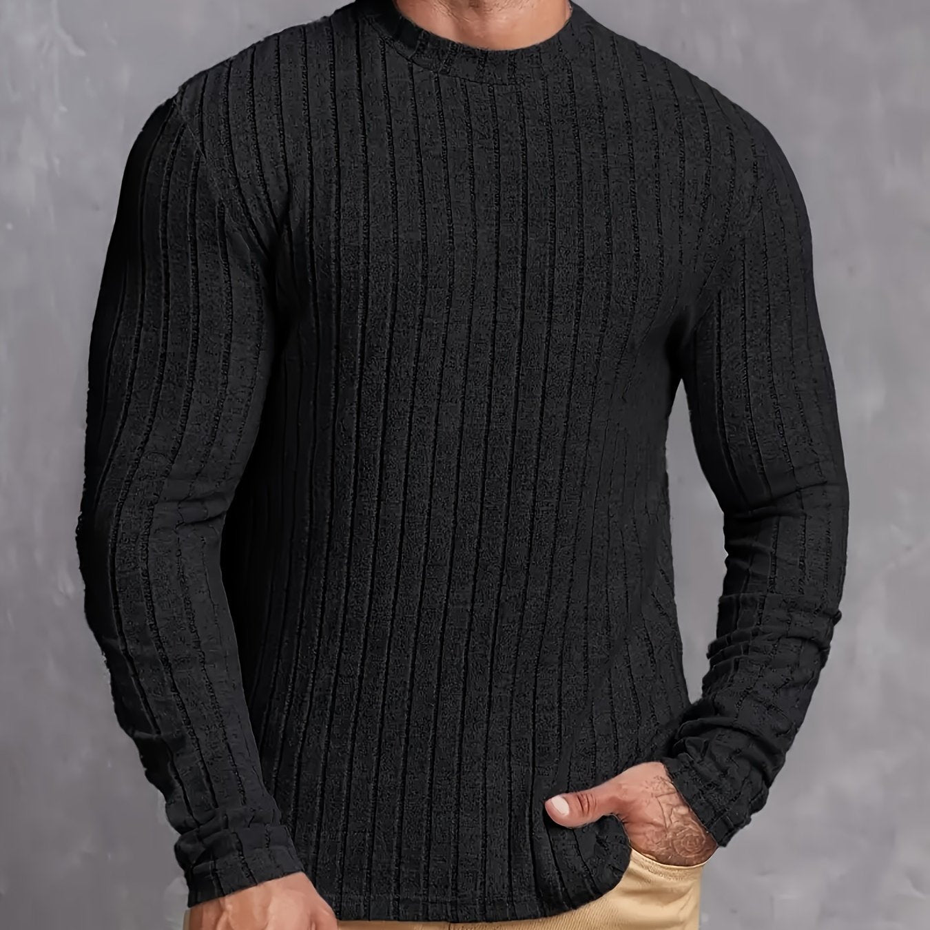 LAURENT MONACO | PULL À RAYURES COTONNÉES POUR HOMMES