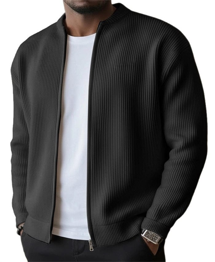 LAURENT MONACO | CARDIGAN À COUTURES COULISSÉES POUR HOMMES
