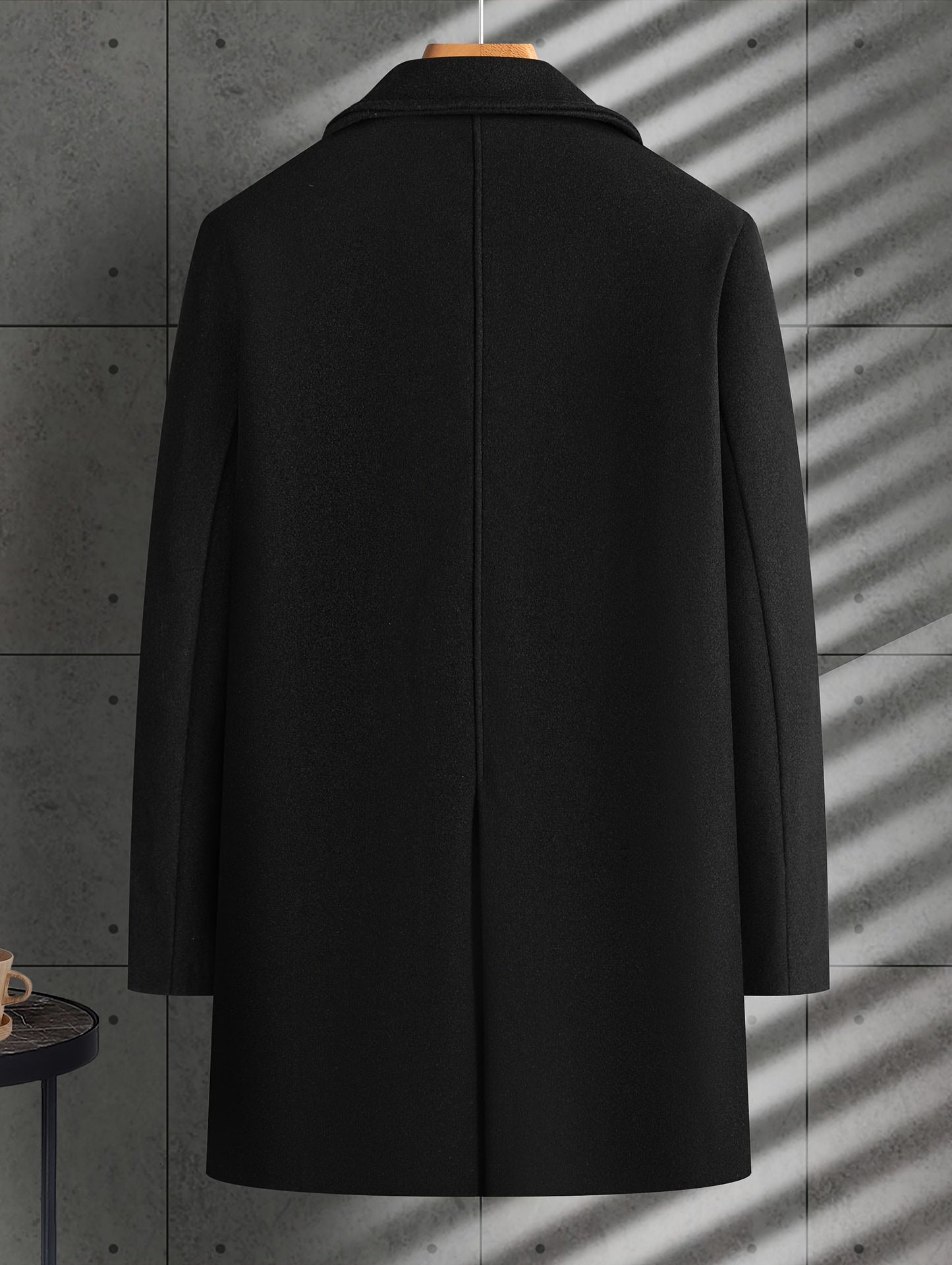 LAURENT MONACO | MANTEAU MIDI À REVERS POUR HOMMES