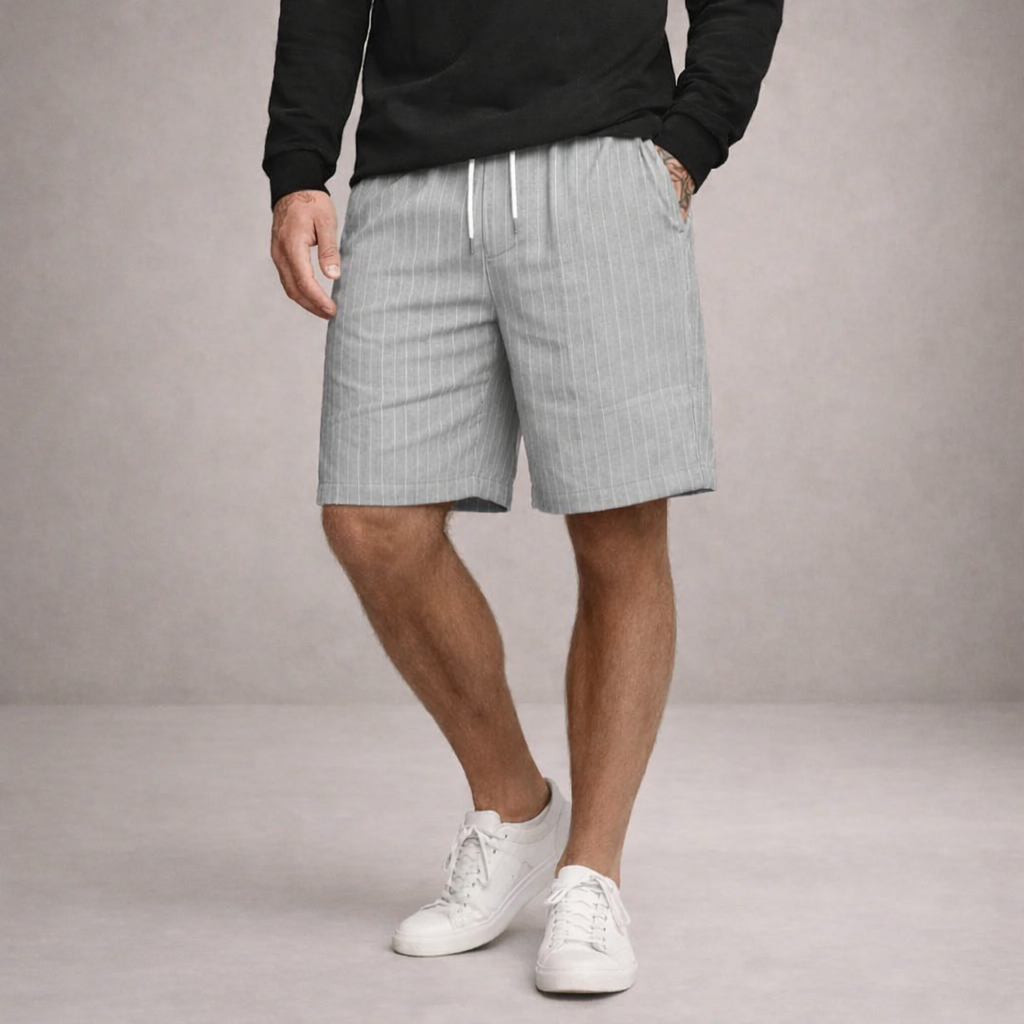 LAURENT MONACO | SHORTS D'ÉTÉ EN LIN POUR HOMMES