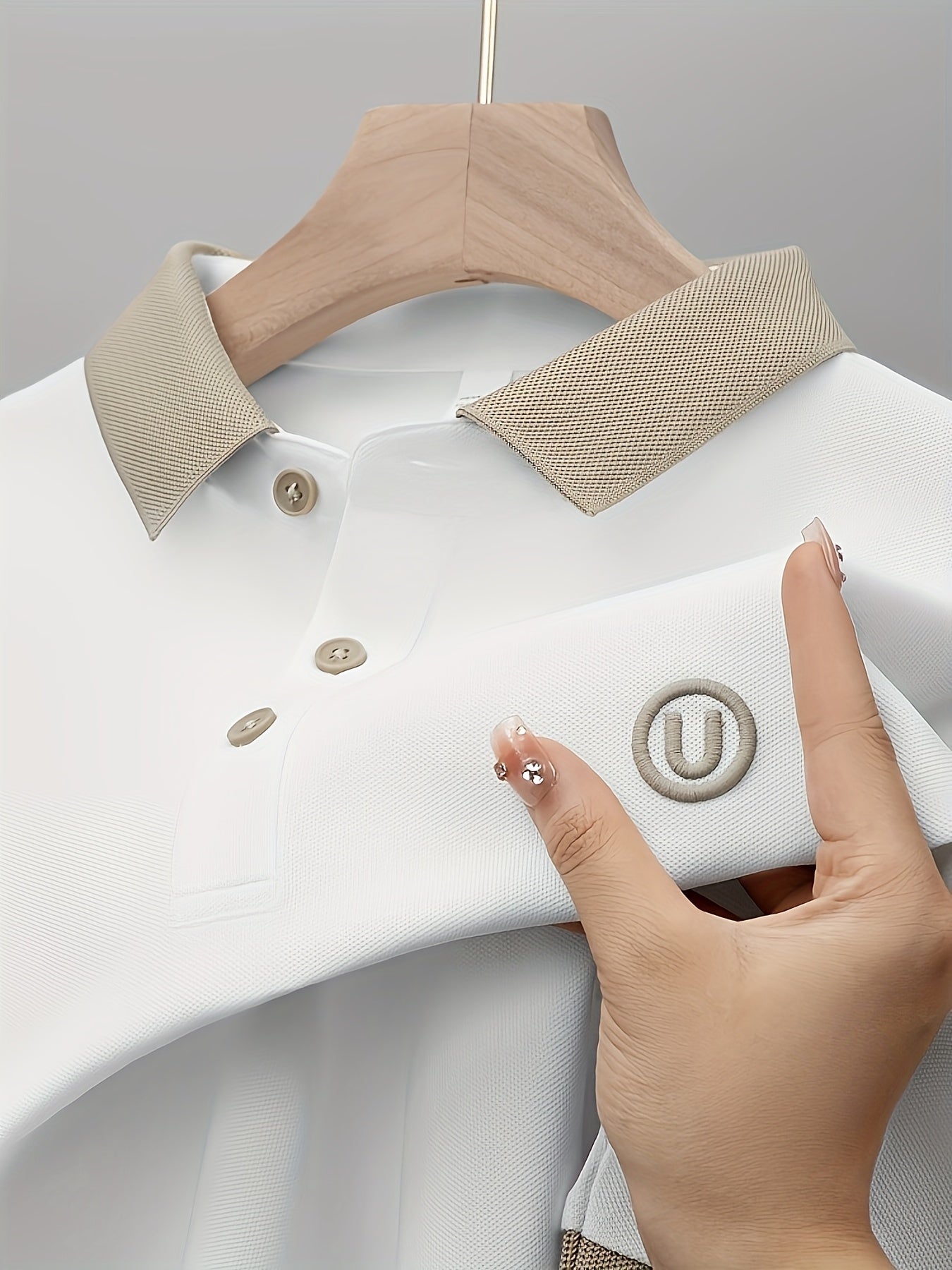 LAURENT MONACO | POLO BRODÉ MODERNE POUR HOMME