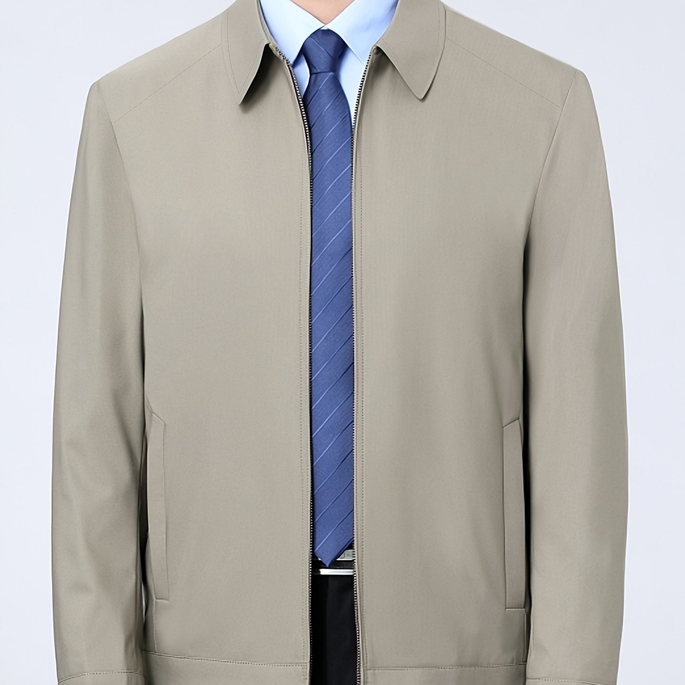 LAURENT MONACO | VESTE DE TRAVAIL À FERMETURE ÉCLAIR POUR HOMMES