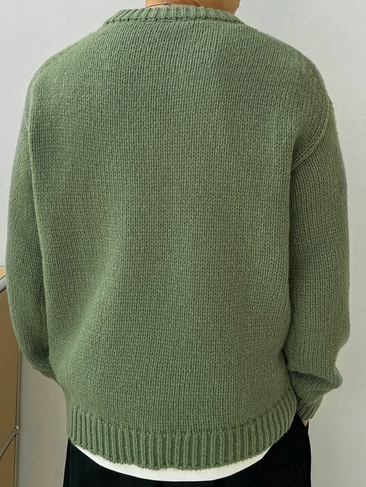 LAURENT MONACO | PULL EN MAILLE À COL ROND POUR HOMMES