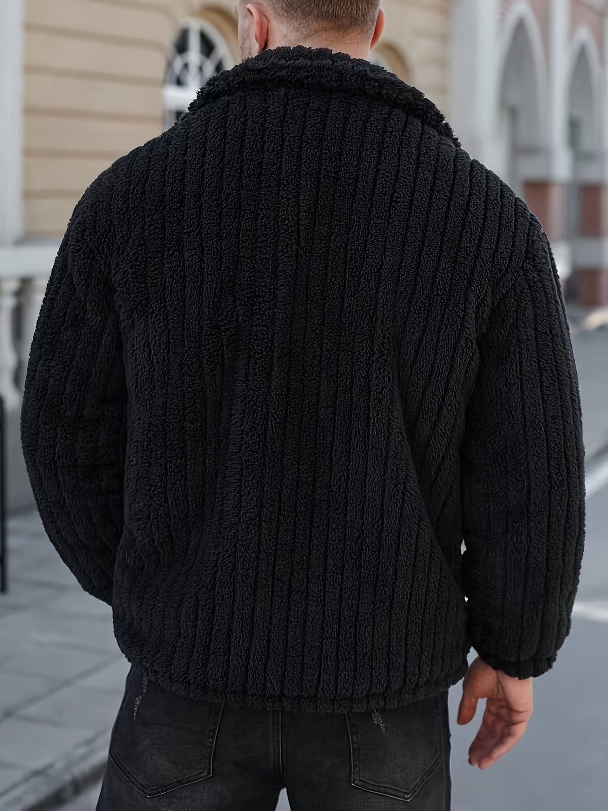 LAURENT MONACO | VESTE EN MAILLE À RAYURES POUR HOMMES