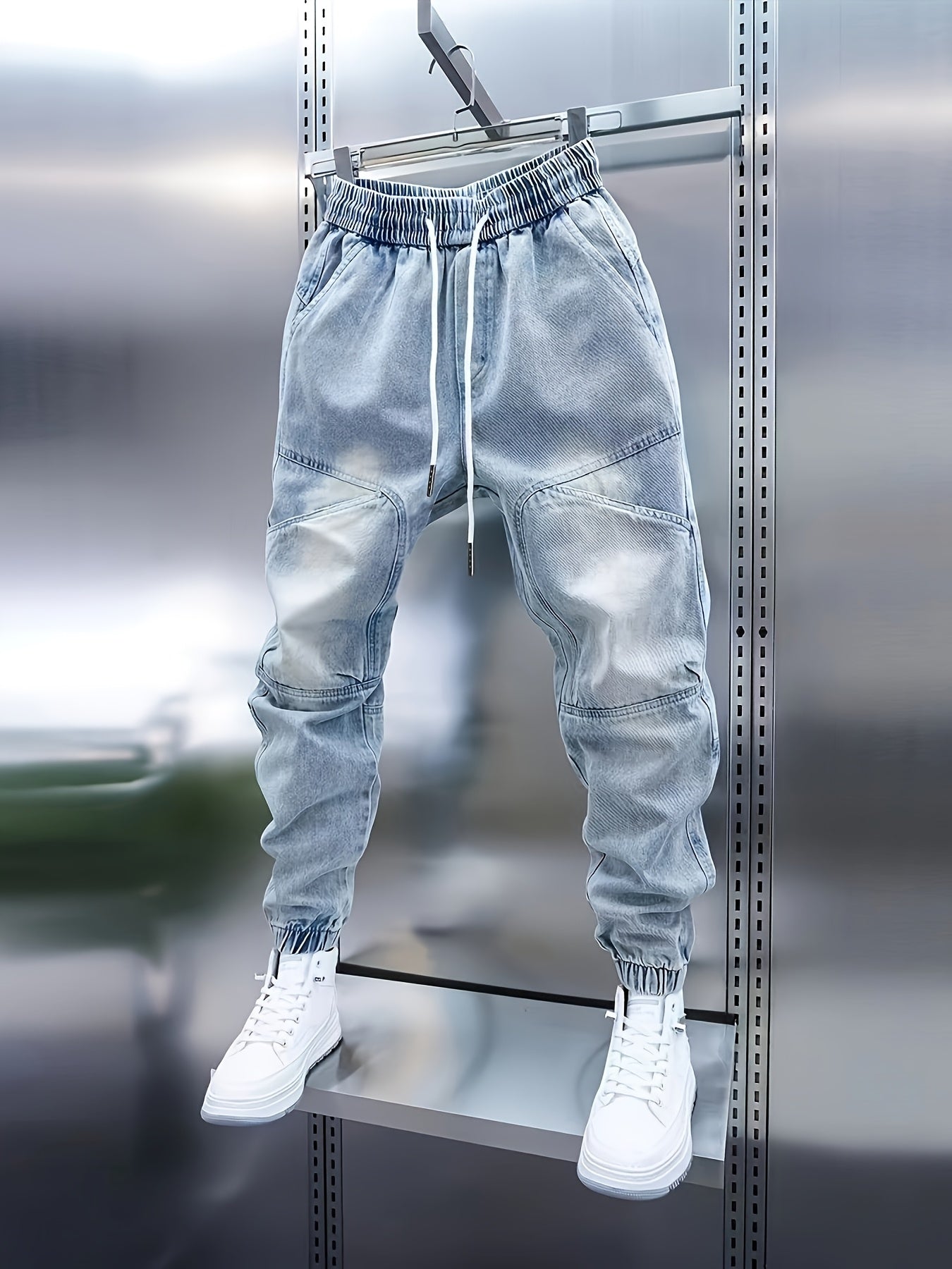 LAURENT MONACO | PANTALON EN DENIM DÉCONTRACTÉ À COUPE AMPLE