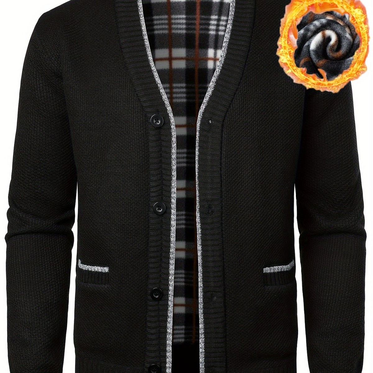 LAURENT MONACO | CARDIGAN À FERMETURE ÉCLAIR POUR HOMMES