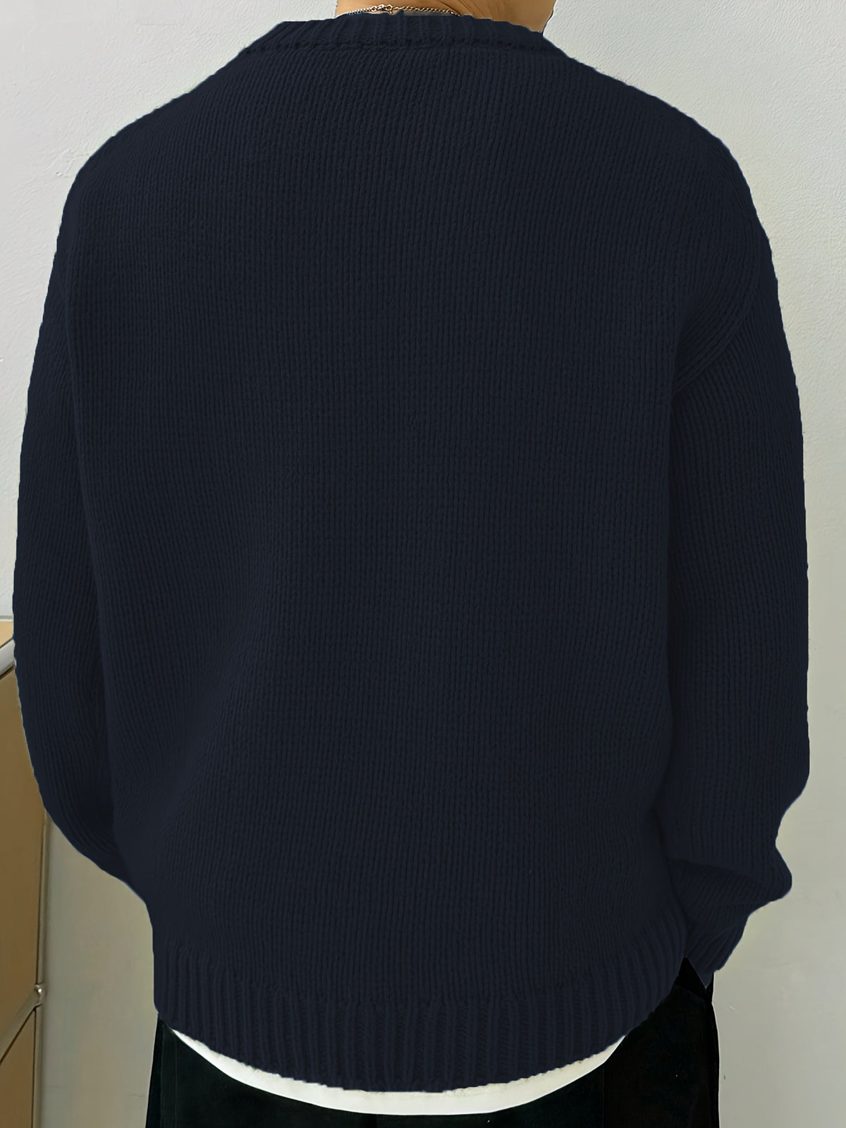 LAURENT MONACO | PULL EN MAILLE À COL ROND POUR HOMMES