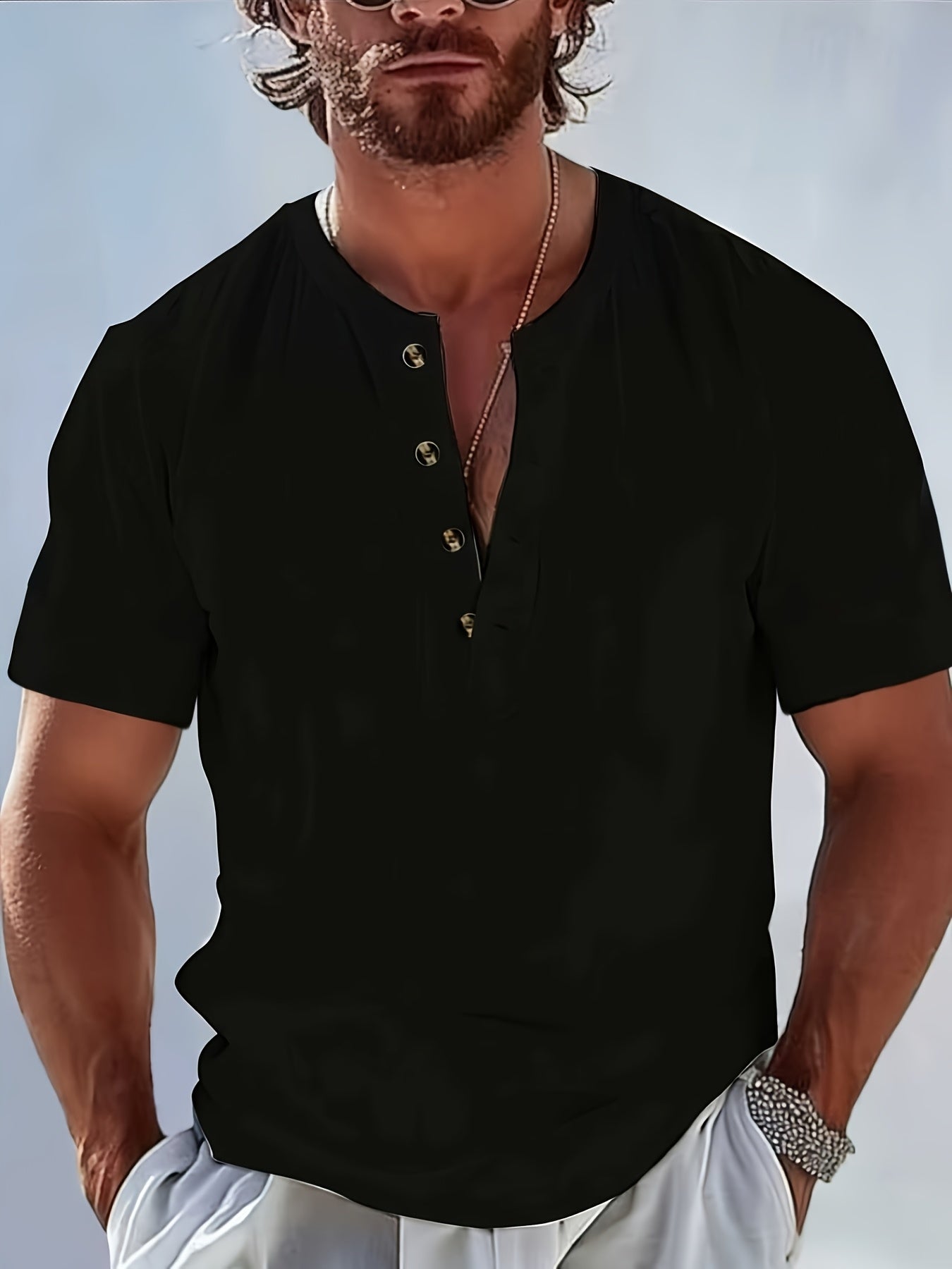 LAURENT MONACO | POLO DE VACANCES CLASSIQUE POUR HOMMES