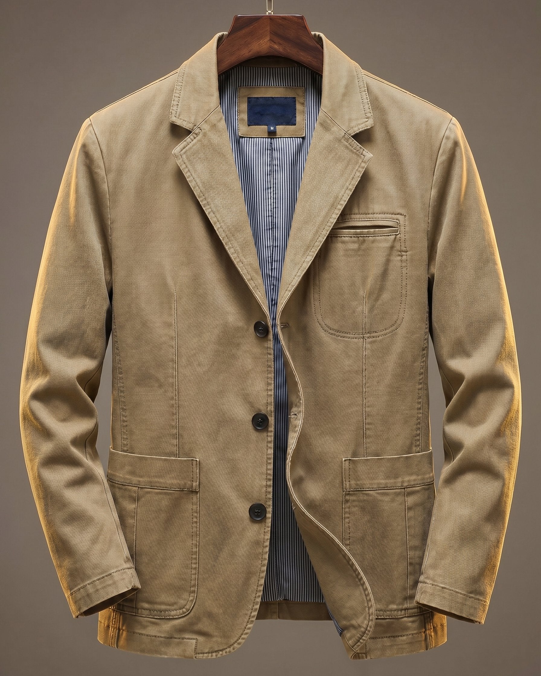 LAURENT MONACO | CHEMISE EN DENIM ÉPAIS POUR HOMMES