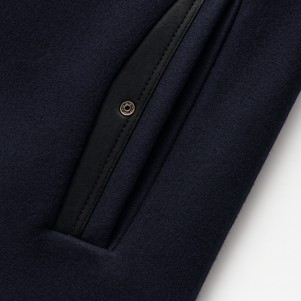 LAURENT MONACO  MANTEAU EN LAINE POUR HOMMES