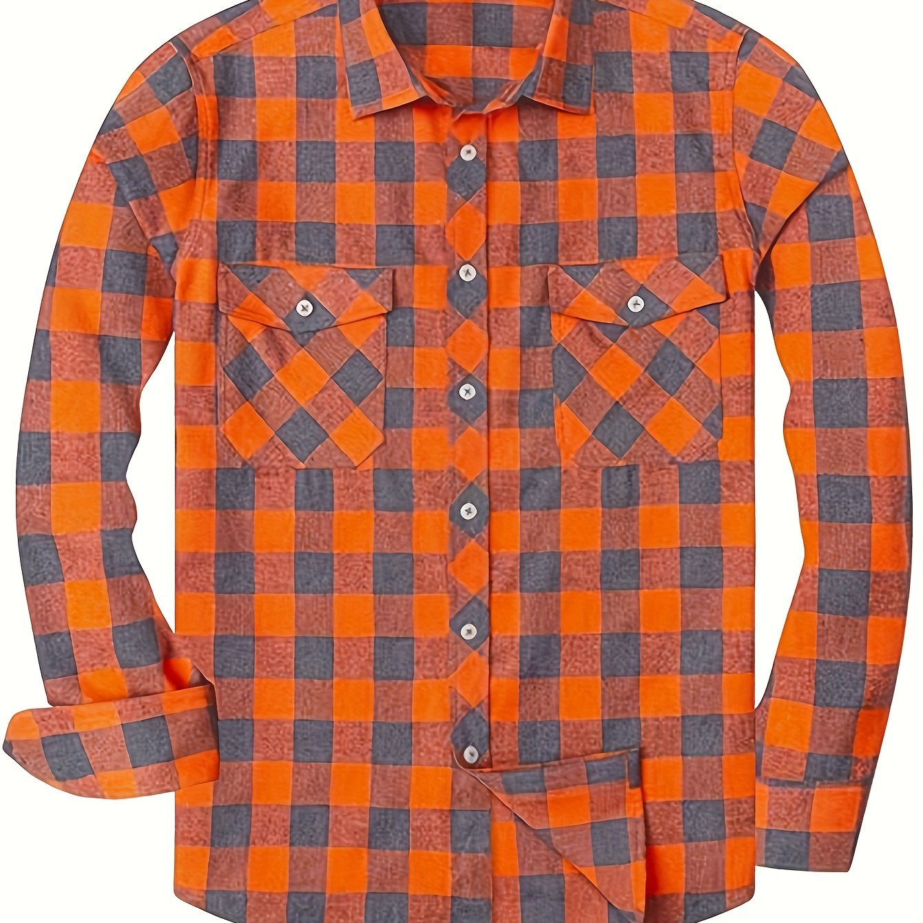 LAURENT MONACO | CHEMISE À CARREAUX ET BOUTONS POUR HOMMES