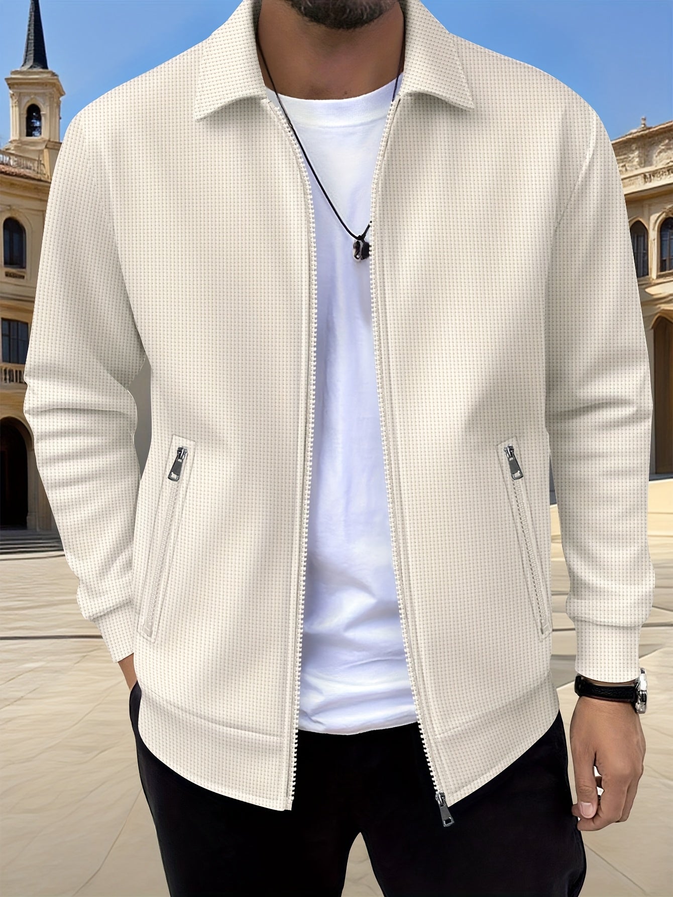 LAURENT MONACO | VESTE ZIP SPORT POUR HOMMES