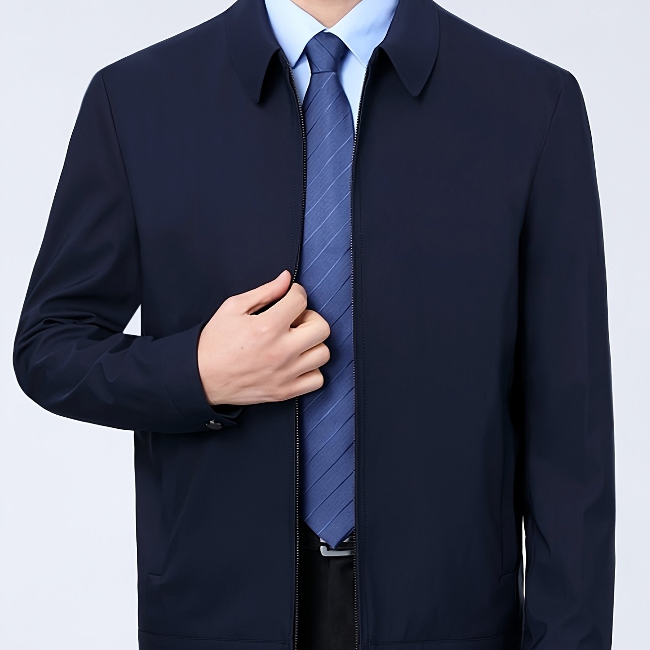 LAURENT MONACO | VESTE DE TRAVAIL À FERMETURE ÉCLAIR POUR HOMMES