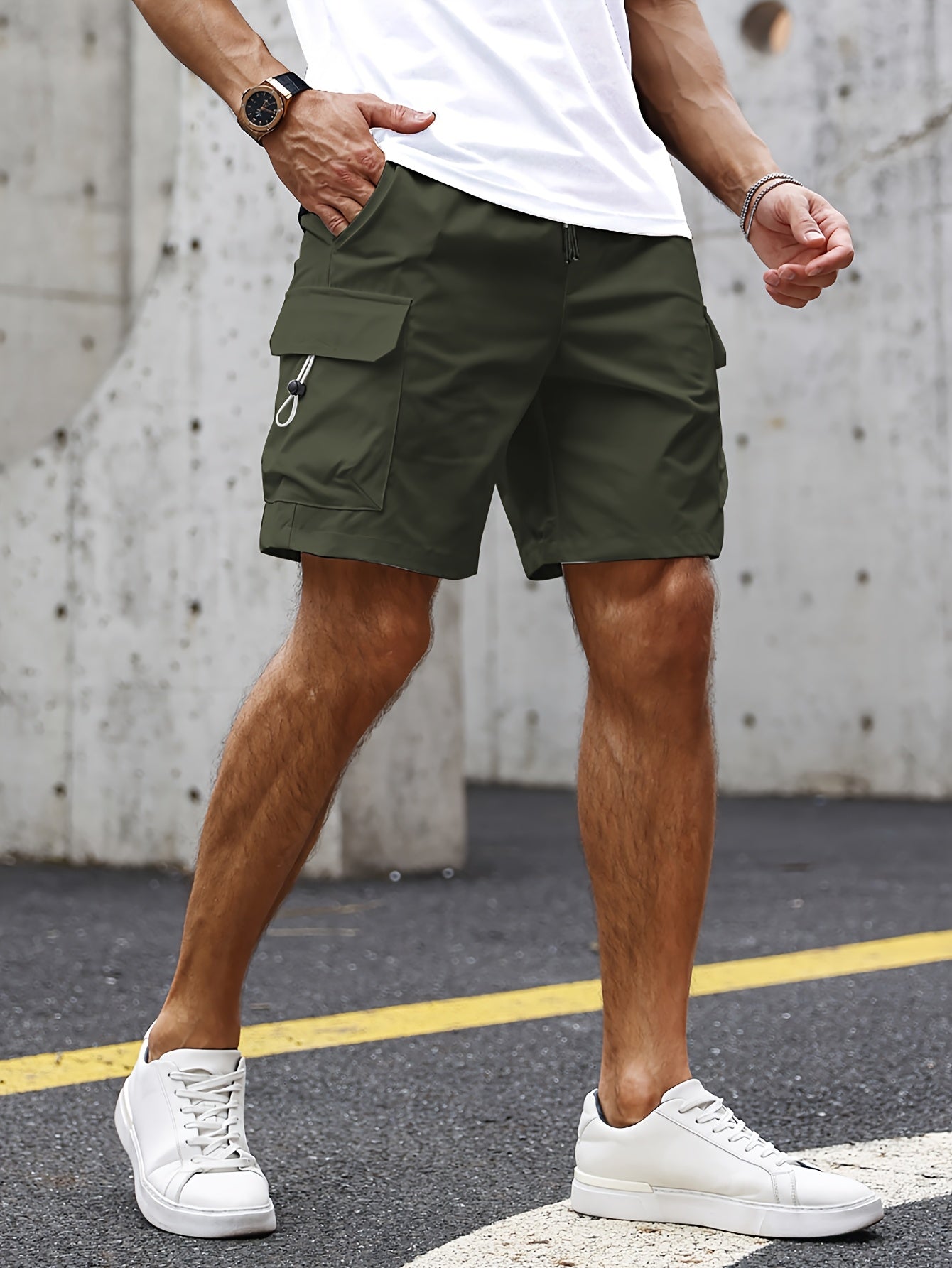 LAURENT MONACO | SHORTS CARGO POUR HOMME