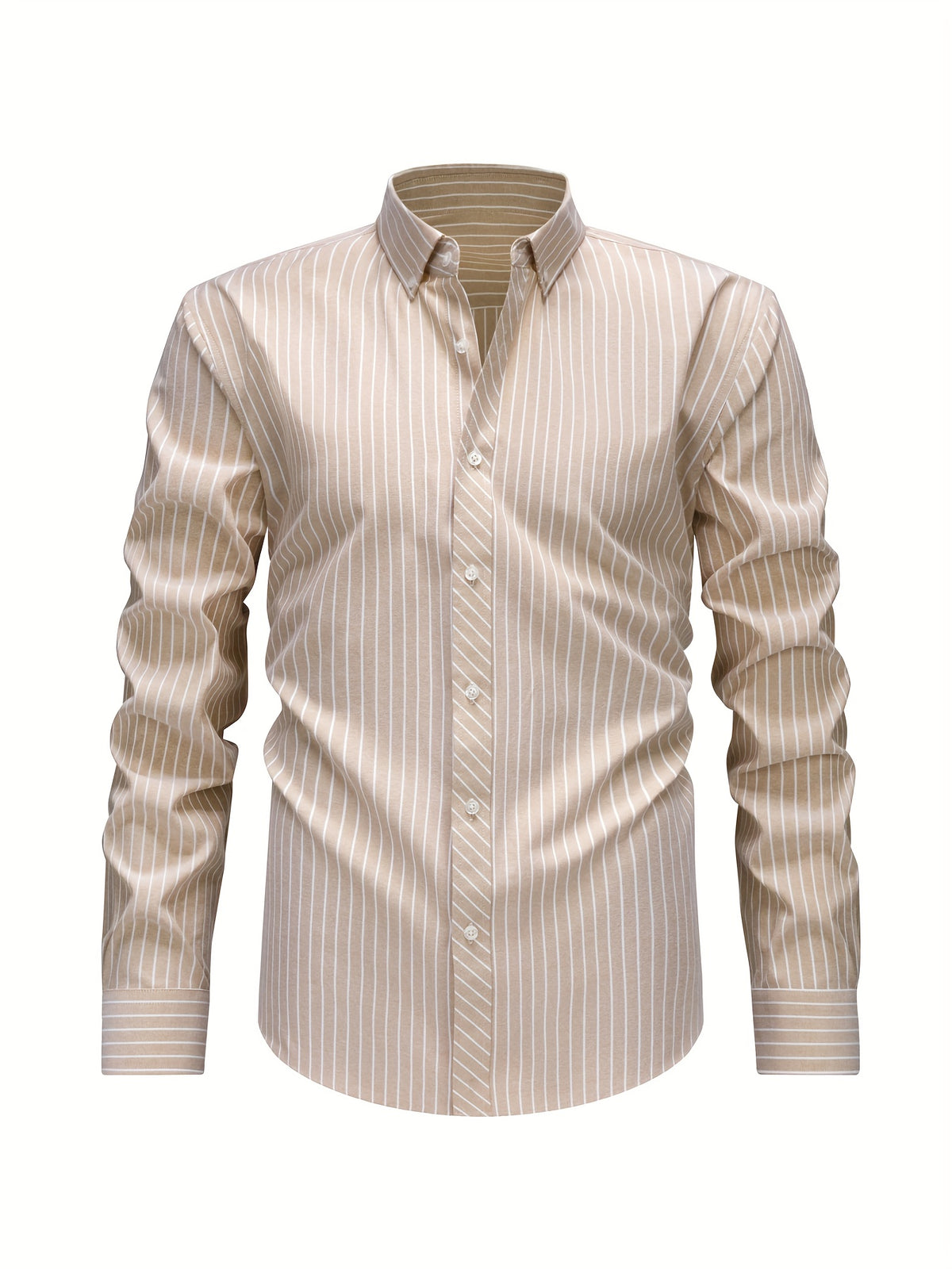 LAURENT MONACO | CHEMISE À RAYURES ET BOUTONS POUR HOMMES